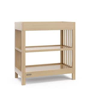 Teddi Driftwood Changing Table with Water-Resistant Changing Pad