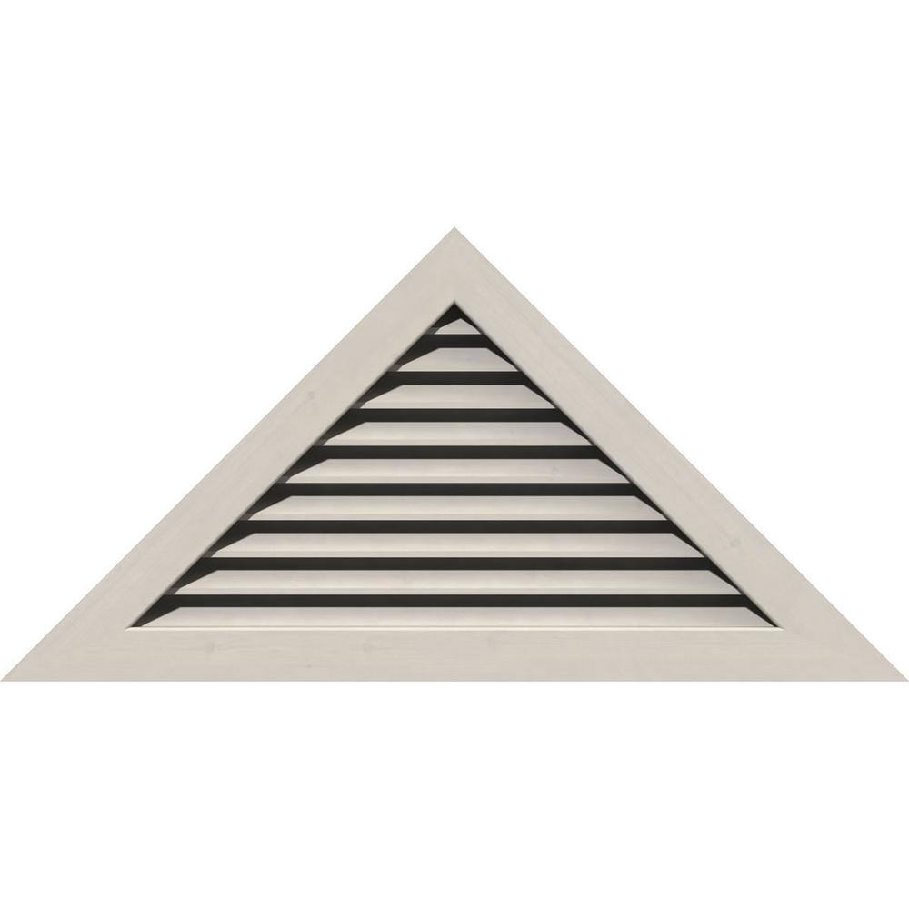 "68.5"" x 22.875"" Triangle Primed Smooth Western Red Cedar Wood Gable Louver Vent Functional" price history on PriceWatchPro