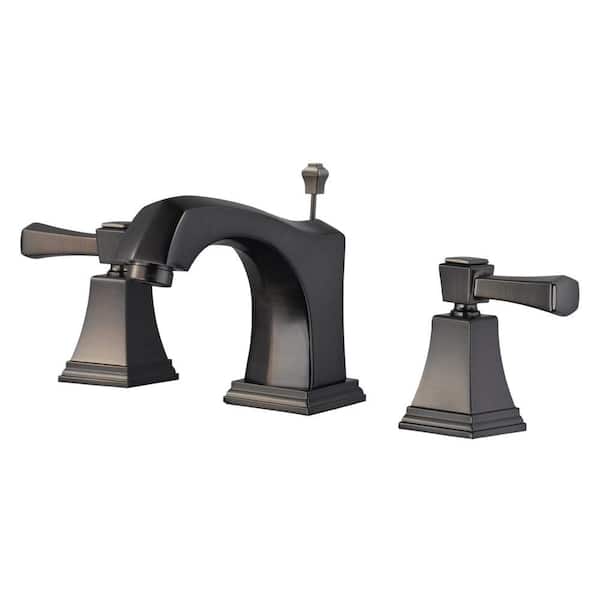 Design House Torino 8 in. Widespread 2-Handle Lavatory Faucet in Brushed Bronze
