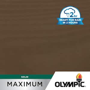 Maximum 5 gal. SC-1004 Autumn Brown Solid Color Exterior Stain and Sealer in One