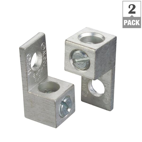 Blackburn #2 to #14 Dual Rated Mechanical Wire Connector with Single Conductor Mount (2-Pack)