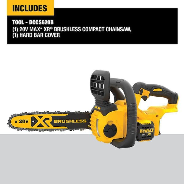 DEWALT - 20V MAX 12in. Brushless Cordless Battery Powered Chainsaw (Tool Only)