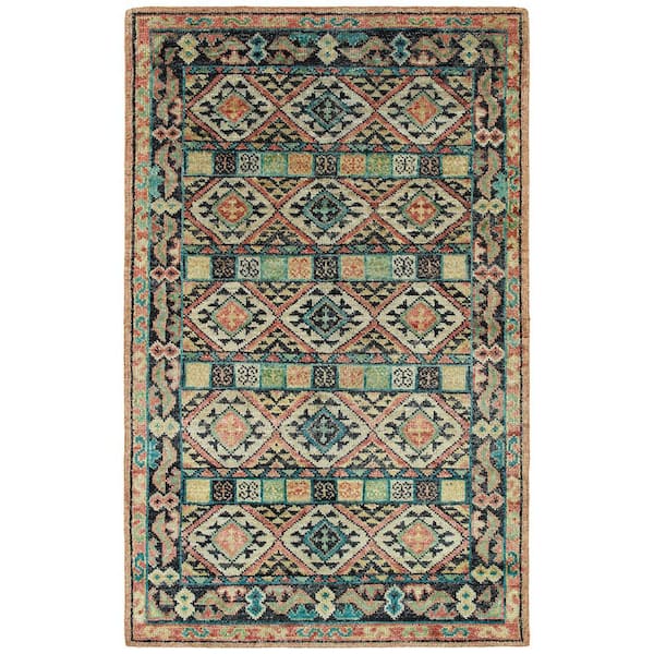 Kaleen Atiqa Multi 9 ft. x 12 ft. Oriental Area Rug
