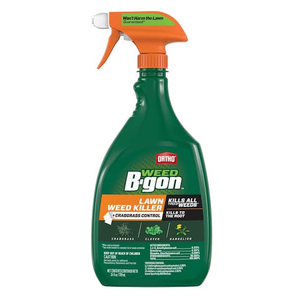 Ortho Weed B-gon 24 fl. oz. Lawn Weed Killer Ready-To-Use plus Crabgrass Control with Trigger Sprayer