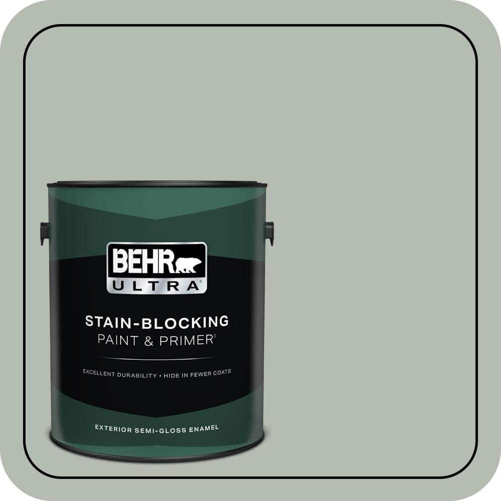 1 gal. Home Decorators Collection #HDC-AC-21 Keystone Gray Semi-Gloss Enamel Exterior Paint & Primer price history on PriceWatchPro