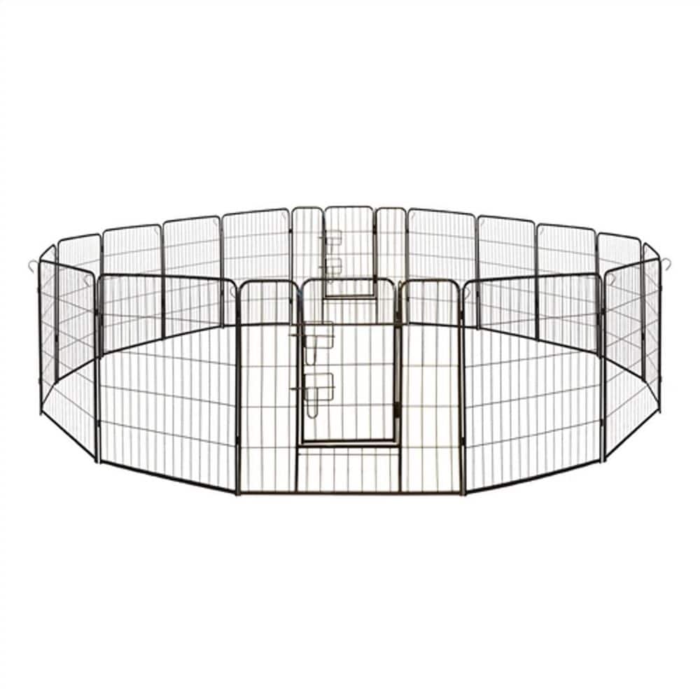 2.5 ft. H x 10.5 ft. W x 10.5 ft. L Panel Dog Kennel