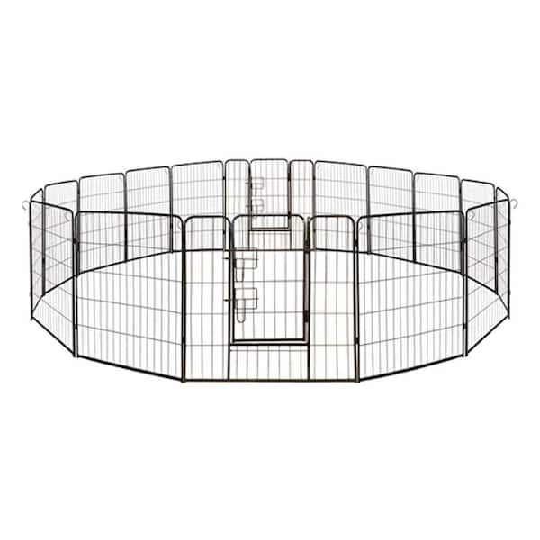 2.5 ft. H x 10.5 ft. W x 10.5 ft. L Panel Dog Kennel