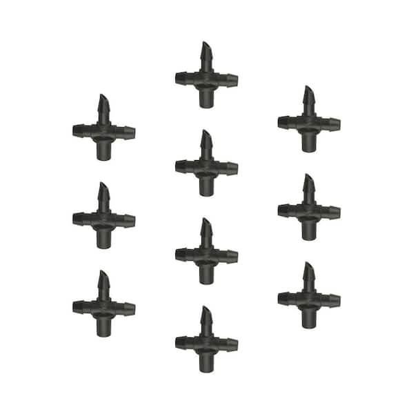 1/4 in. Barbed Tees for Drip Tubing (10-Pack)
