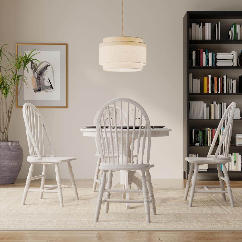 Windsor Natural Driftwood Wood Parsons Chair