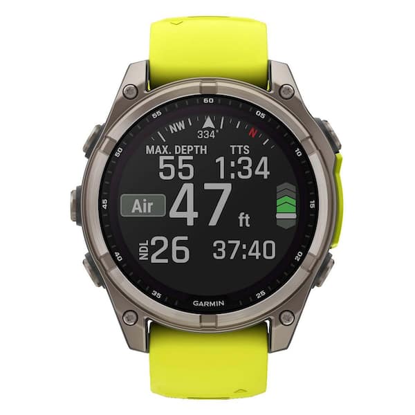Garmin fenix 8 Multisport 47-mm Sapphire Solar GPS Watch with