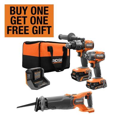 Combo Kit RIDGID Power Tool Combo Kits The Home Depot