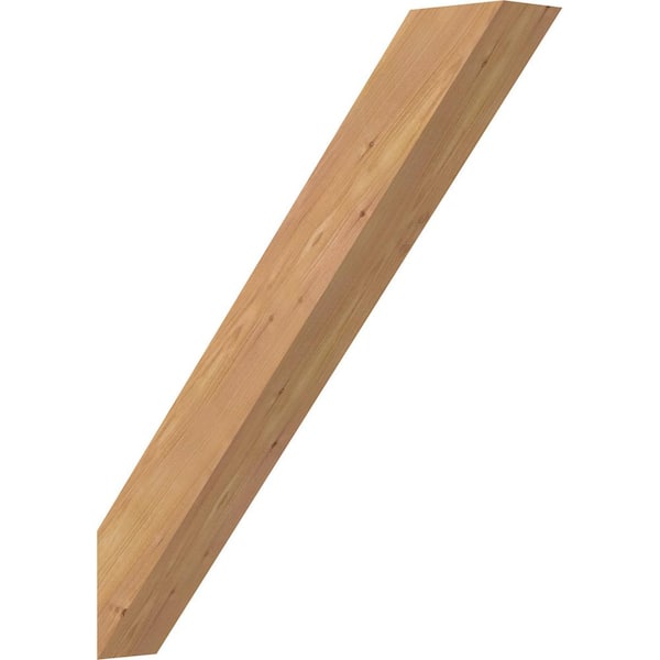 Ekena Millwork 3 1/2"W x 22"D x 26"H Traditional Smooth Knee Brace, Western Red Cedar
