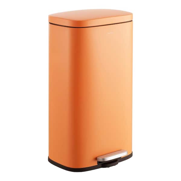 happimess Curtis 8 Gal. Carrot Cake Step-Open Trash Can