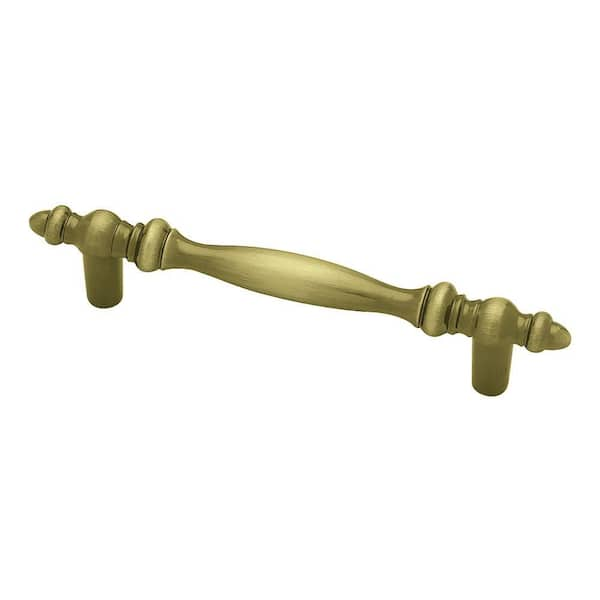 53mm Drop Pull Cabinet Handle in Antique Brass - Hiatt Hardware