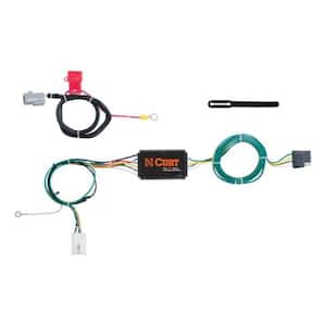 Custom Vehicle-Trailer Wiring Harness, 4-Flat, Select Mitsubishi Outlander, OEM Tow Package Required, Quick T-Connector