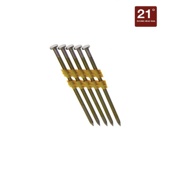 Grip-Rite 3-1/4 in. x 0.148 in. 21° Plastic Collated Bright