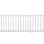 Williamsburg 8 ft. x 36 in. White PolyComposite Rail Kit without Brackets