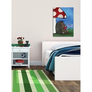 60 in. H x 40 in. W "Reading Porcupine" by Marmont Hill Printed Canvas Wall Art