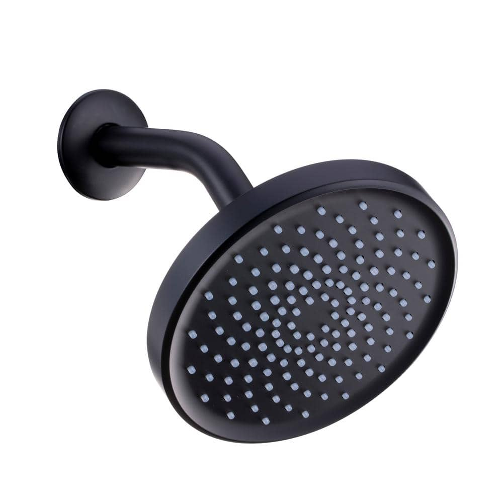 Boyel Living 1-Spray Pattern 6 in. Wall Mount Fixed Shower Head with 2. ...