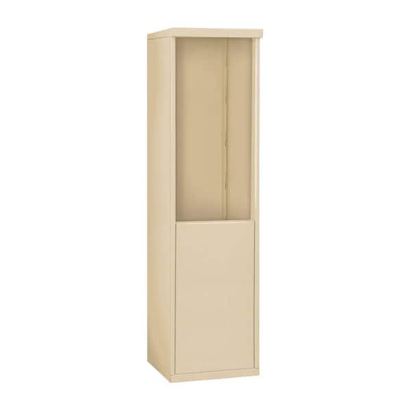 Salsbury Industries 3900 Series 17.5 in. W x 62.25 in. H x 19 in. D Free-Standing Enclosure for Salsbury 3709 Single Column Unit, Sandstone