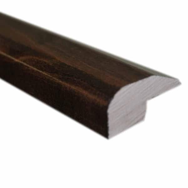 Unbranded Handscraped Maple Chocolate 0.88 in. Thick x 2 in. Wide x 78 in. Length Carpet Reducer/Baby Threshold Molding