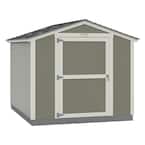 Installed The Tahoe Series Standard Ranch 8 ft. x 10 ft. x 7 ft. 10 in. Painted Wood Storage Building Shed