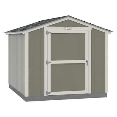 Painted Wood Storage Building Shed, Tuff Shed Garage Home Depot