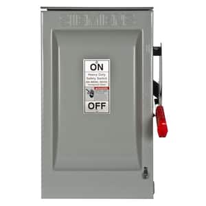 Heavy Duty 60 Amp 600-Volt 2-Pole Outdoor Fusible Safety Switch