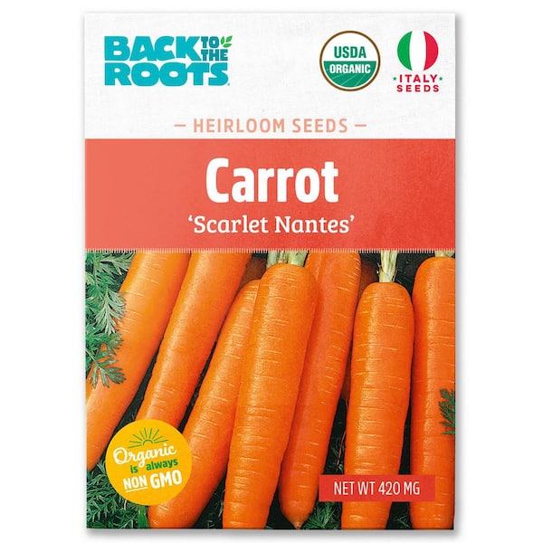 Organic Scarlet Nantes Carrot Seed (1-Pack)