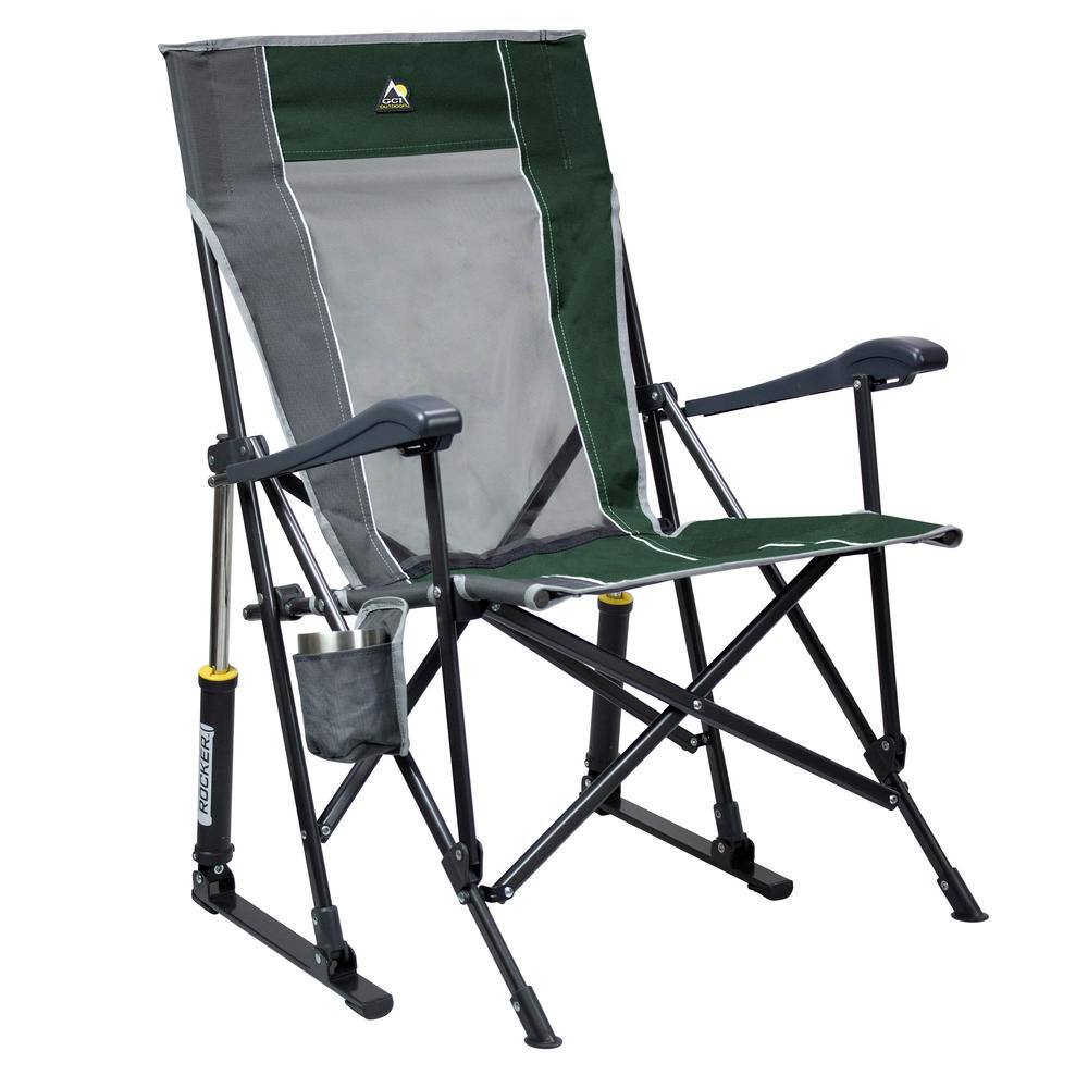 Gci Outdoor Roadtrip Rocker Metal, Portable Rocking Chair With Canopy