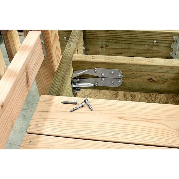 DTT Stainless-Steel Deck Tension Tie for 2x Nominal Lumber with 1-1/2 in. SDS Screws