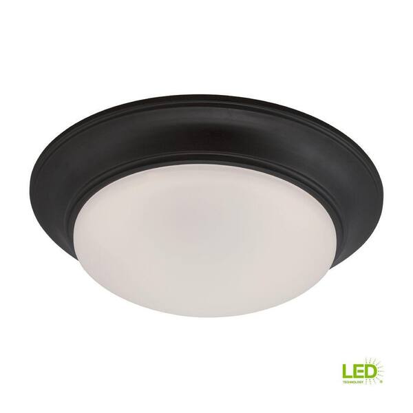 Designers Fountain Halo Oil Rubbed Bronze Interior LED Flush Mount