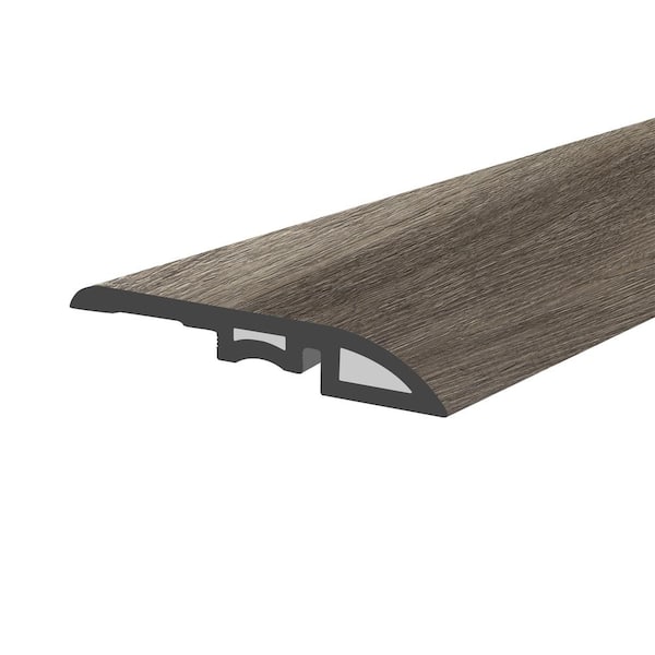 Lucida Surfaces GlueCore Ash Gray 1-3/4 in. W x 47-1/4 in. L x 0.27 in. T Vinyl Reducer Molding Trim
