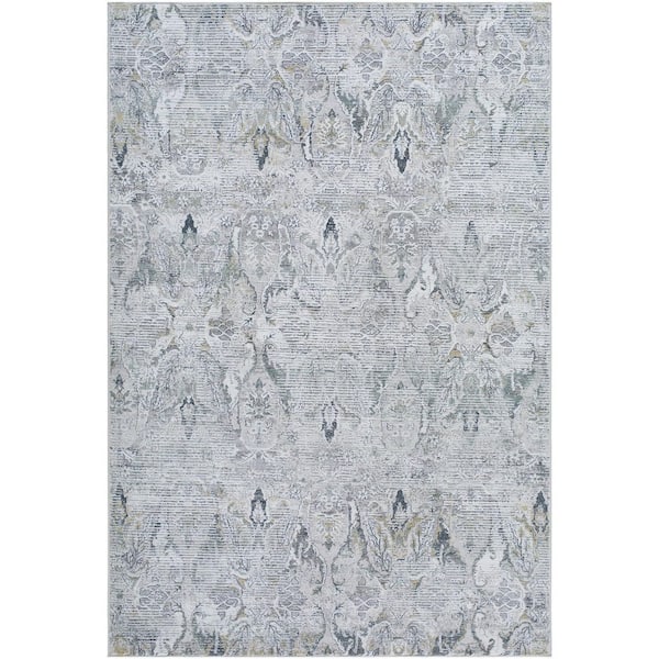 Lorenz Sage Traditional Botanical 7 X 10 Area Rug