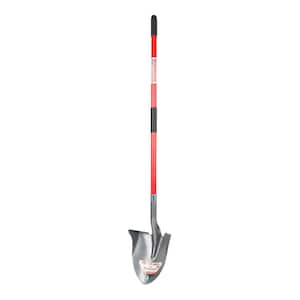 48 in. Fiberglass Straight Handle 60 in. One Shot Steel Garden Shovel