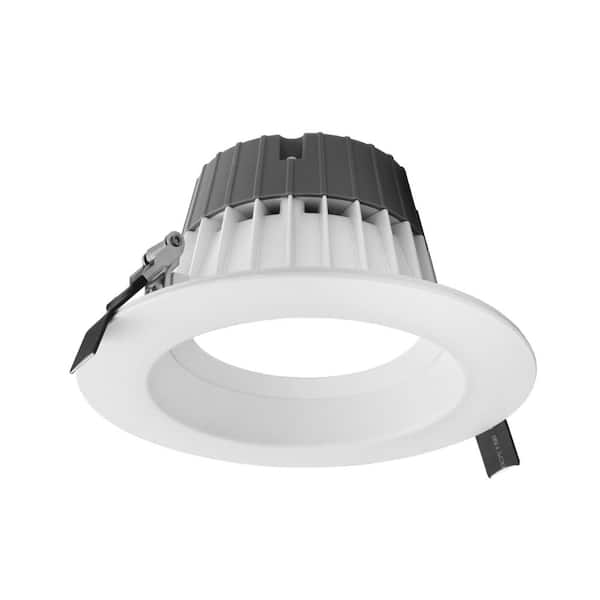 NICOR CLR6-Select 6 in. White Commercial LED Recessed Downlight Kit, 3000K-5000K