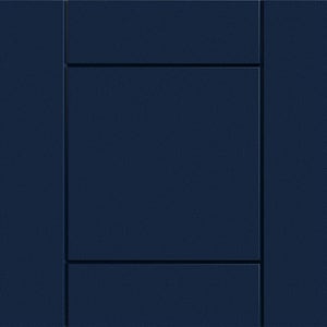 Sanibel 13 in. W x 0.75 in. D x 13 in. H Blue Cabinet Door Sample Sapphire Blue Matte