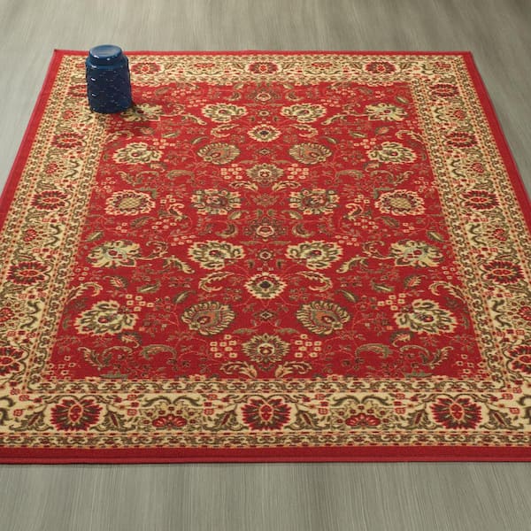 Home Dynamix Rugs Red Oriental 2x8 Area Rug Traditional Persian