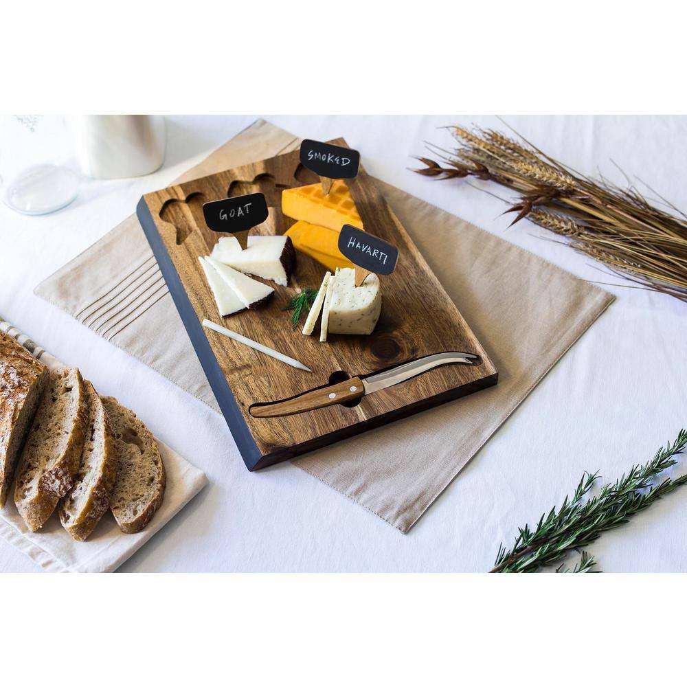 TOSCANA Delio Acacia Cheese Cutting Board & Tools Set