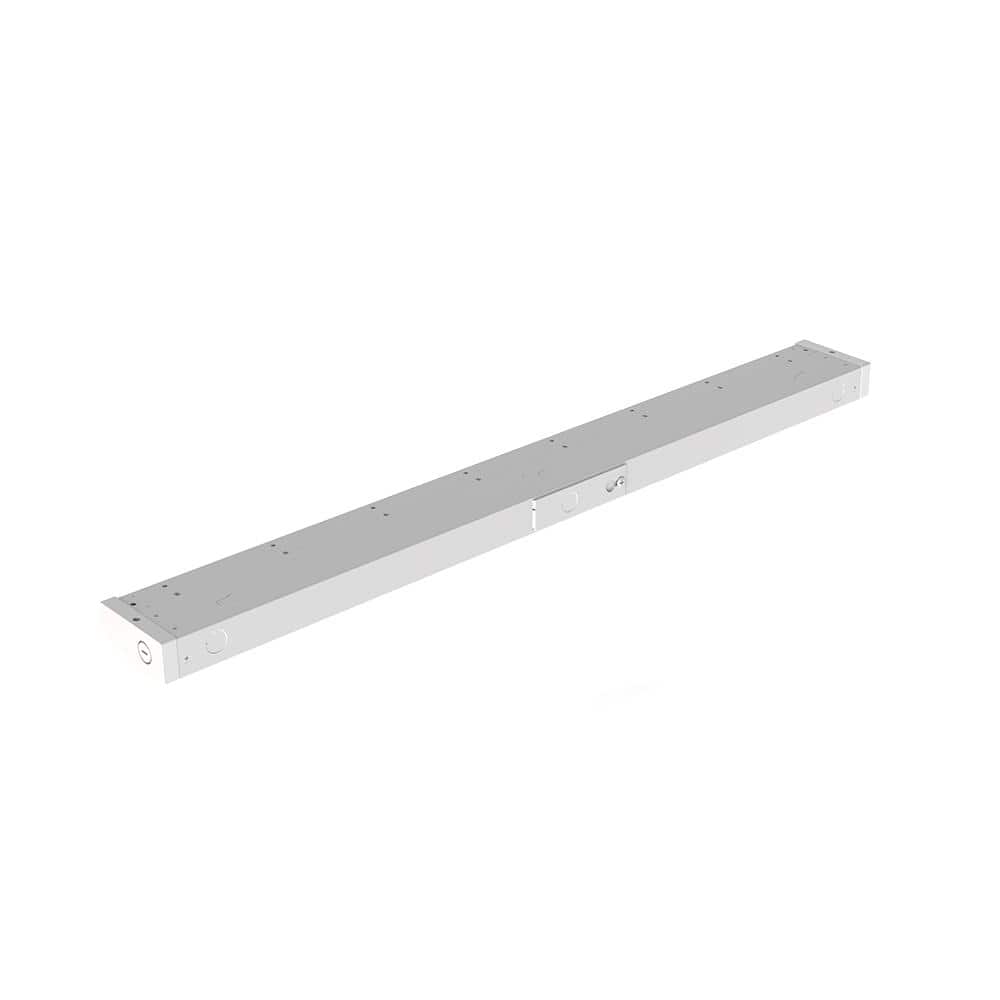24-Inch Gloss White Metal LED Under Cabinet Light Bar