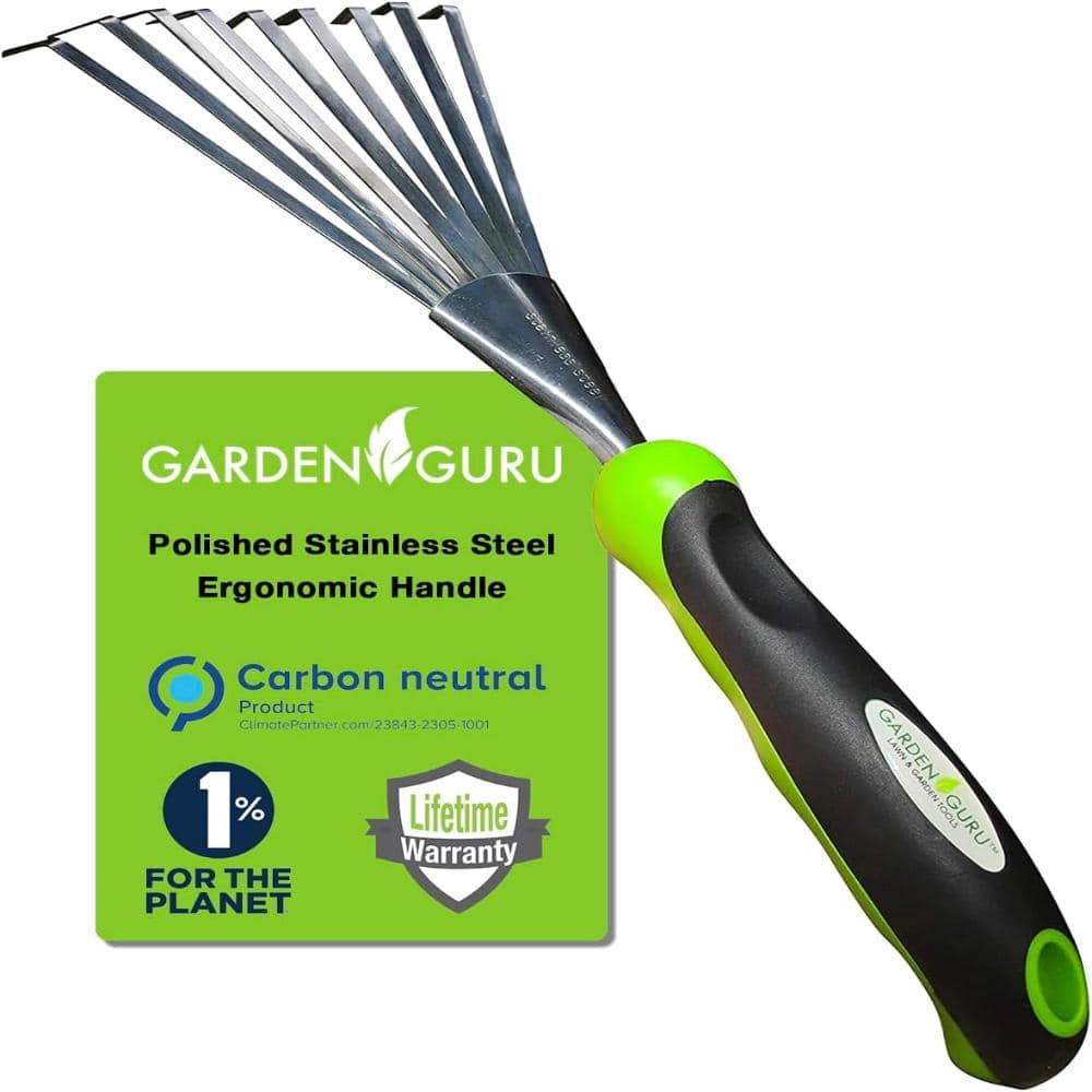 6 in. Ergonomic Handle Stainless Steel Mini Hand Rake Soil Tiller Hand Cultivator 14 in. Total price history on PriceWatchPro