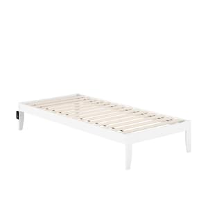 Colorado Twin Extra Long Bed with USB Turbo Charger in White