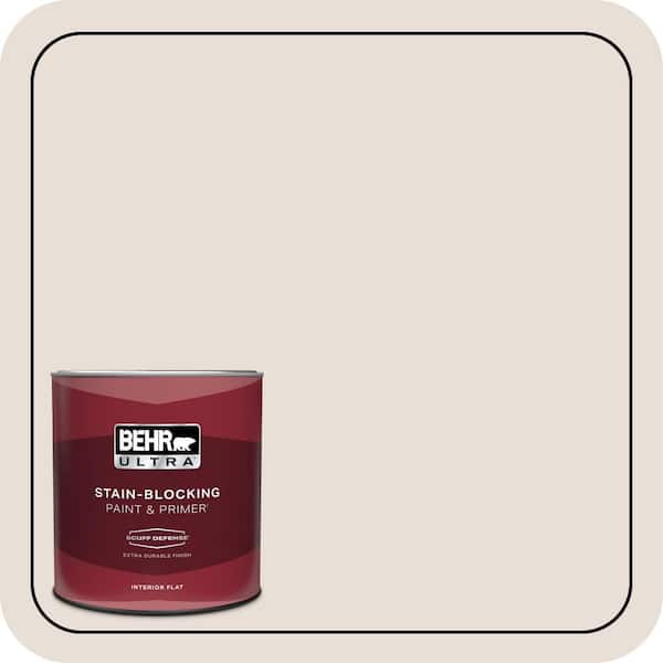 BEHR ULTRA 1 qt. #PPU2-04 Pale Cashmere Extra Durable Flat Interior Paint & Primer
