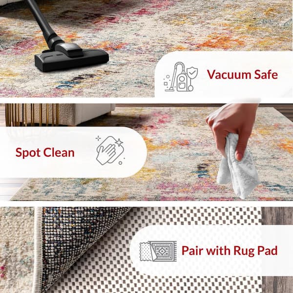 nuLOOM Cezanne Modern Multi 9 ft. x 12 ft. Area Rug KKCB55A-9012