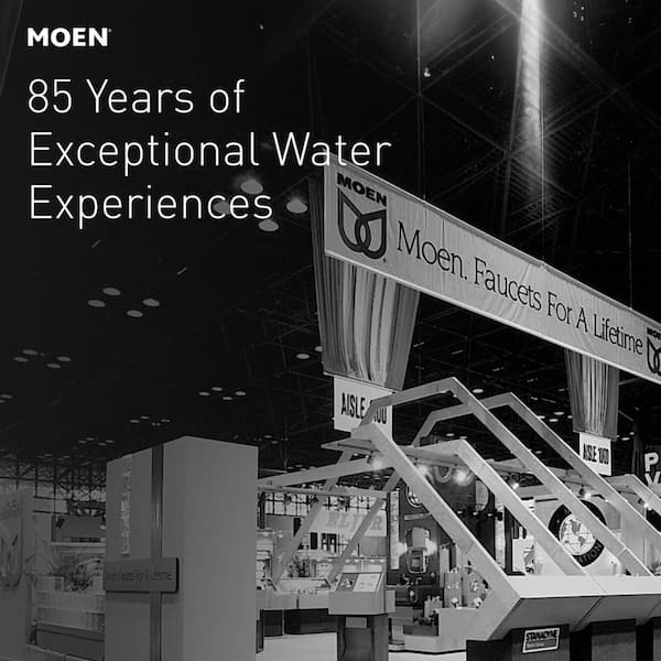 MOEN Ronan Single Hole Single-Handle Curved Bathroom Faucet in