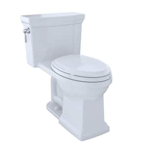 Promenade II 1-Piece 1.28 GPF Single Flush Elongated ADA Comfort Height Toilet in Cotton White, SoftClose Seat Included
