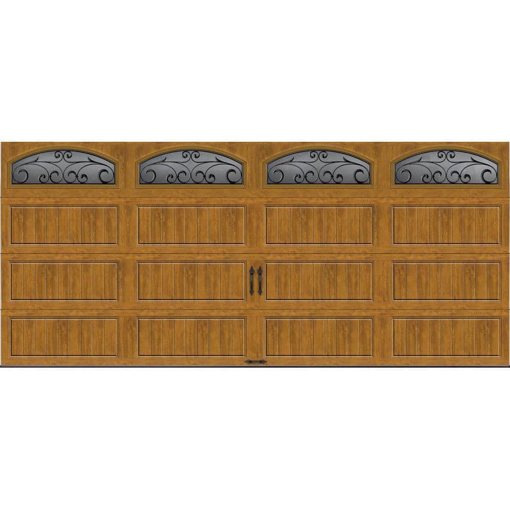 Gallery Steel Long Panel 16 ft x 7 ft Insulated 18.4 R-Value Wood Look Medi