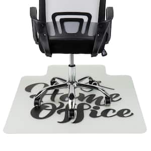 Clear 35.5 in. x 47.25 in. Polycarbonate Office Chair Mat for Carpet