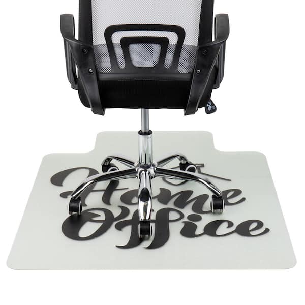 Mind Reader Clear 35.5 in. x 47.25 in. Polycarbonate Office Chair Mat for Carpet