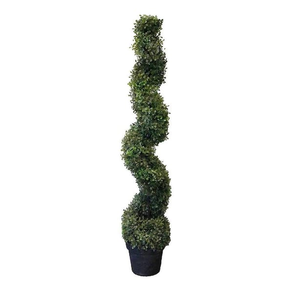 4 ft. Artificial Topiary Tree in Pot